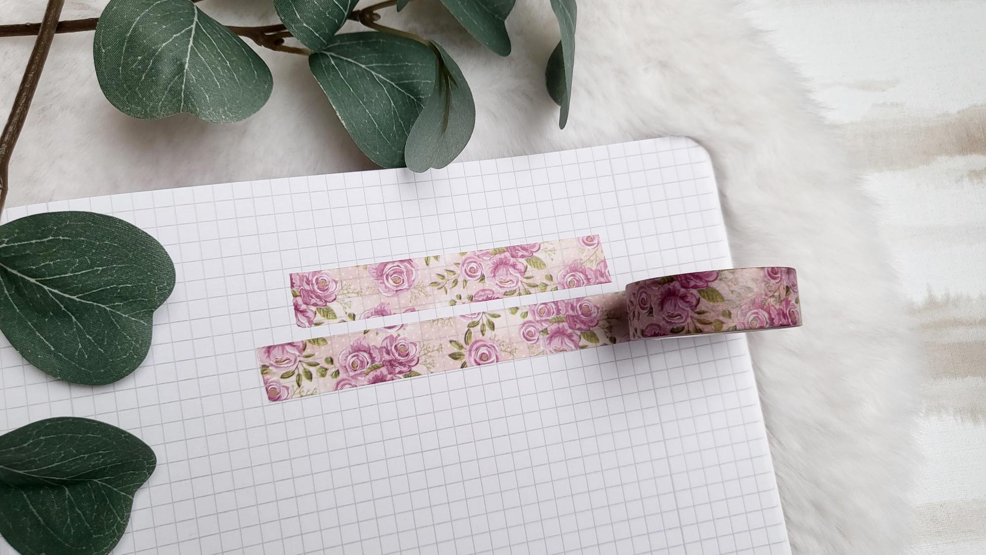 Washi Tape Pinke Rosen